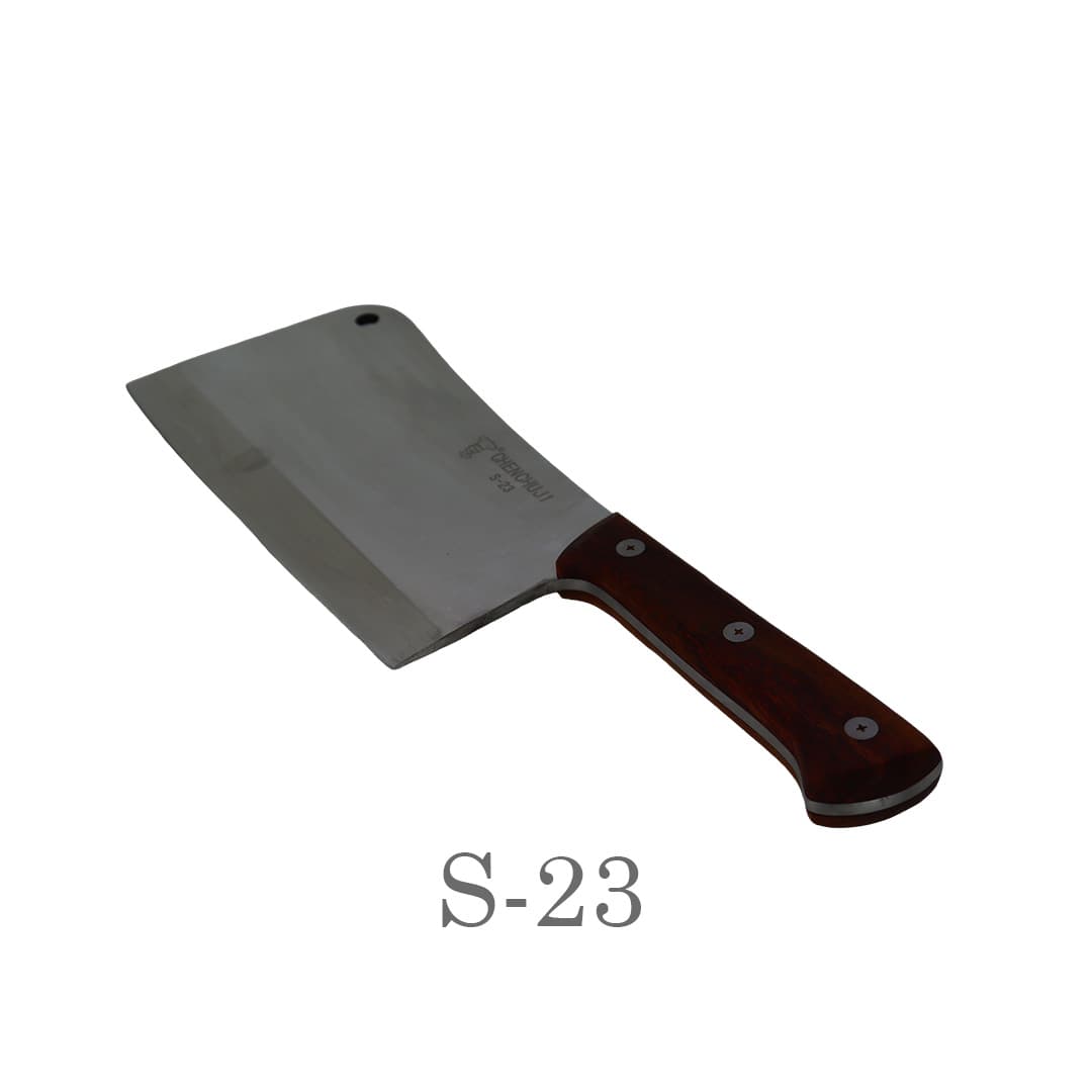 15" Wooden Handle Heavy Steel Chopper Knife S-23(১৫" কাঠের হাতল ভারী স্টিলের চপার নাইফ (S-23)
