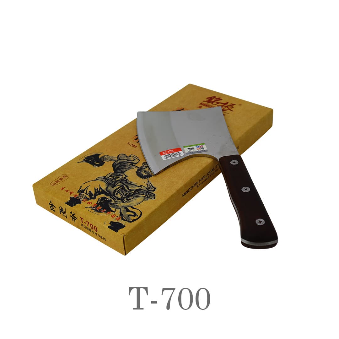 12" Wooden Handle Axe Knife T-700(১২" কাঠের হাতল অ্যাক্স নাইফ (T-700)
