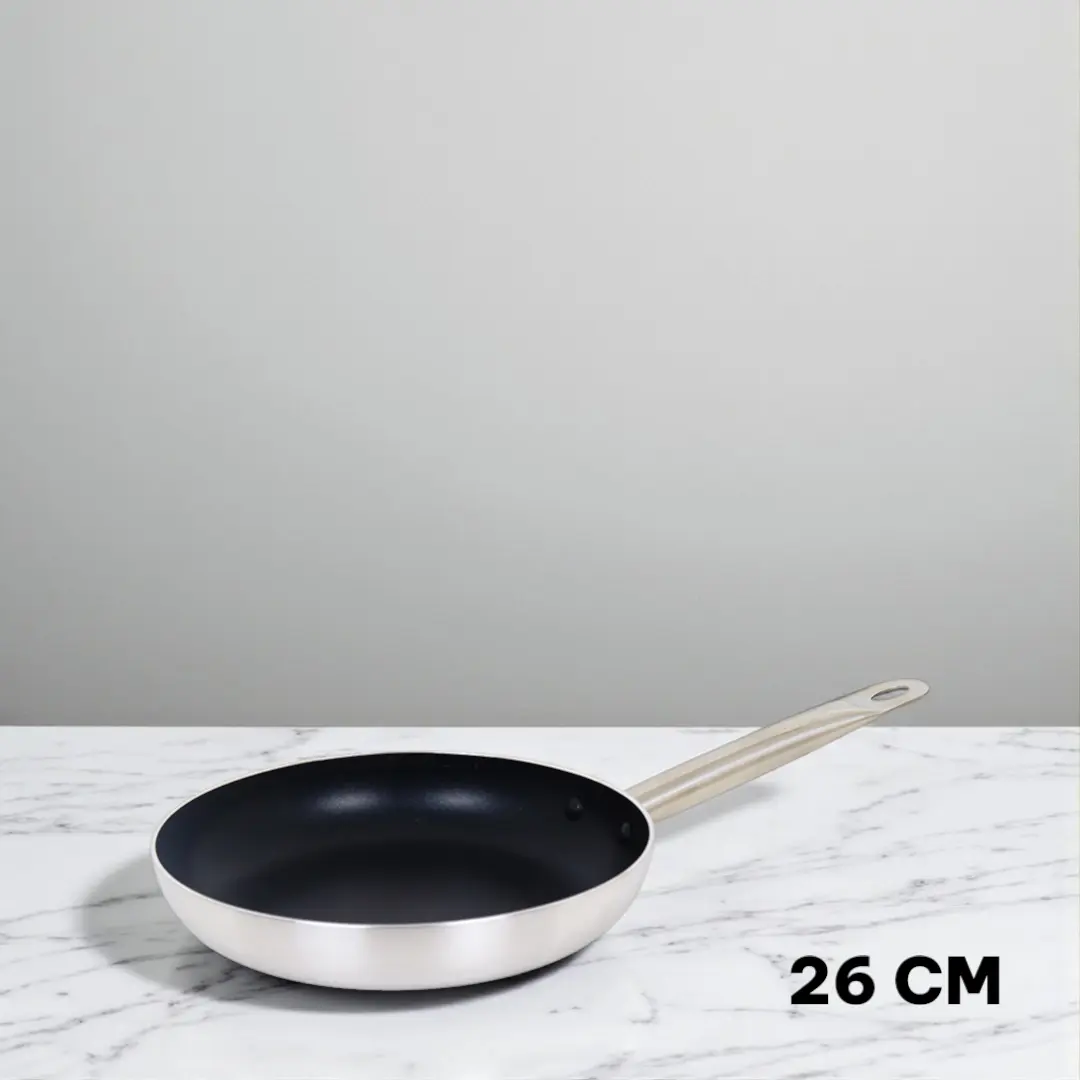 26cm Fry Pan SS + Non-Stick Induction Based Onestar → ২৬সেমি ফ্রাই প্যান SS + নন-স্টিক ইনডাকশন বেসড Onestar