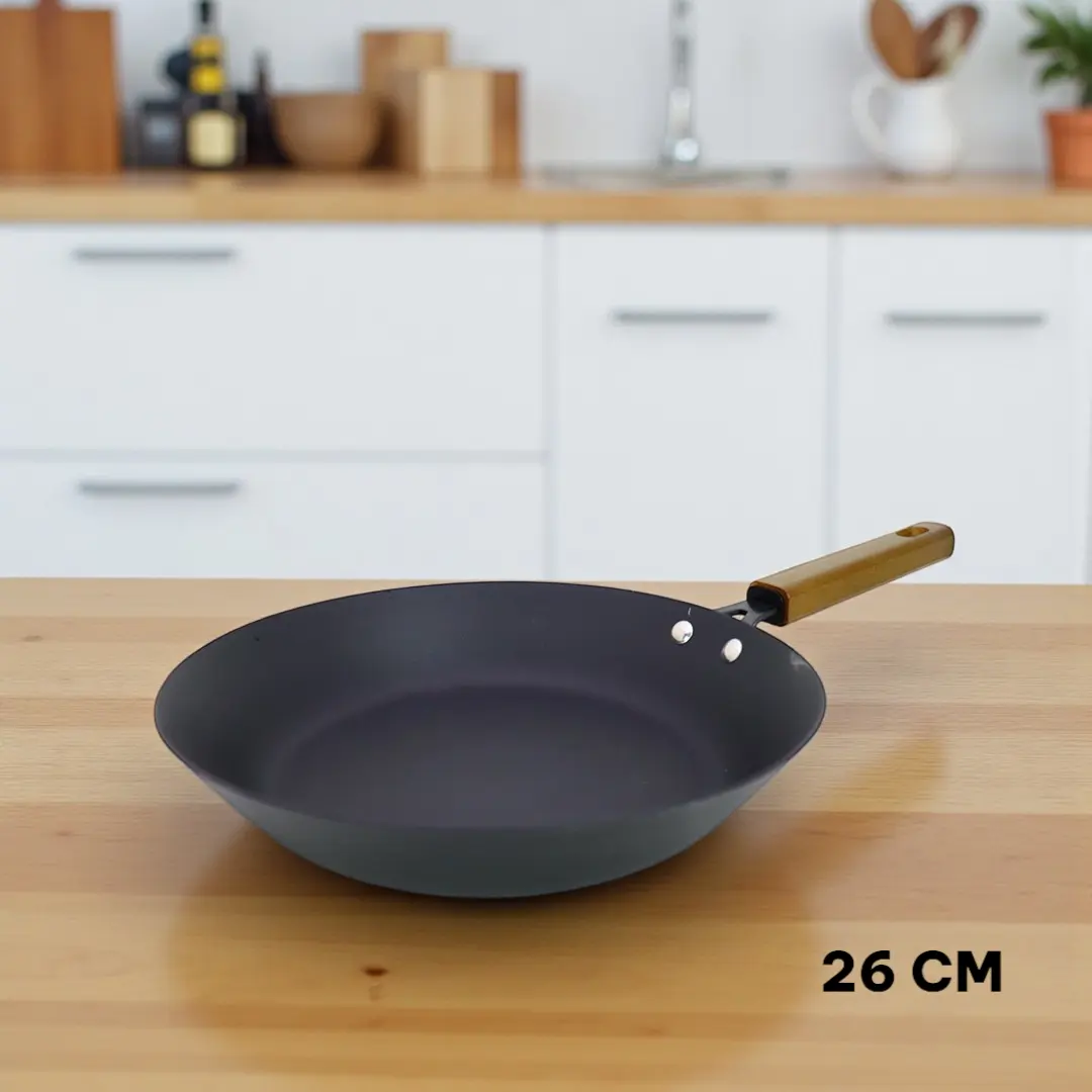 26cm Fry Pan Refined Iron → ২৬ সেমি ফ্রাই প্যান রিফাইন্ড আয়রন